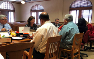 Meeting with UTSA First Lady, Peggy Eighmy